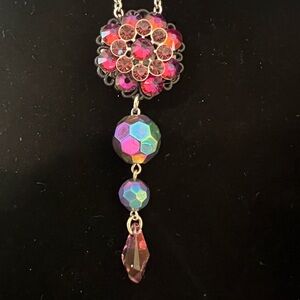 Tarina Tarantino Starchild Odyssey oil slick Y-drop necklace